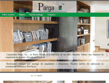 Tablet Screenshot of carpinteriaparga.com